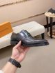 LV Black Calfskin Leather Man Shoes 052514 (4)_th.jpg